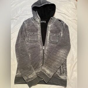 Retrofit Men's Charcoal Zip-Up Jacket